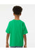 M&O 4850 Youth Gold Soft Touch Short Sleeve Crewneck T-Shirt Irish Green Model Back