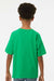 M&O 4850 Youth Gold Soft Touch Short Sleeve Crewneck T-Shirt Irish Green Model Back