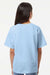 M&O 4850 Youth Gold Soft Touch Short Sleeve Crewneck T-Shirt Light Blue Model Back