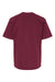 M&O 4850 Youth Gold Soft Touch Short Sleeve Crewneck T-Shirt Maroon Flat Back