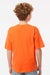 M&O 4850 Youth Gold Soft Touch Short Sleeve Crewneck T-Shirt Orange Model Back