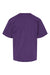 M&O 4850 Youth Gold Soft Touch Short Sleeve Crewneck T-Shirt Purple Flat Back