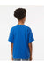 M&O 4850 Youth Gold Soft Touch Short Sleeve Crewneck T-Shirt Royal Blue Model Back
