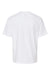 M&O 4850 Youth Gold Soft Touch Short Sleeve Crewneck T-Shirt White Flat Back
