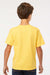 M&O 4850 Youth Gold Soft Touch Short Sleeve Crewneck T-Shirt Yellow Model Back