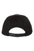 Richardson Hats 312 Mens Twill Back Snapback Trucker Hat Charcoal Grey/Black Flat Back