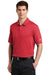 Nike NKAH6266 Mens Dri-Fit Moisture Wicking Short Sleeve Polo Shirt Gym Red Model 3Q