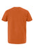 M&O 6500M Mens Vintage Garment Dyed Short Sleeve Crewneck T-Shirt Burnt Orange Flat Back