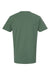 M&O 6500M Mens Vintage Garment Dyed Short Sleeve Crewneck T-Shirt Light Green Flat Back