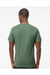 M&O 6500M Mens Vintage Garment Dyed Short Sleeve Crewneck T-Shirt Light Green Model Back