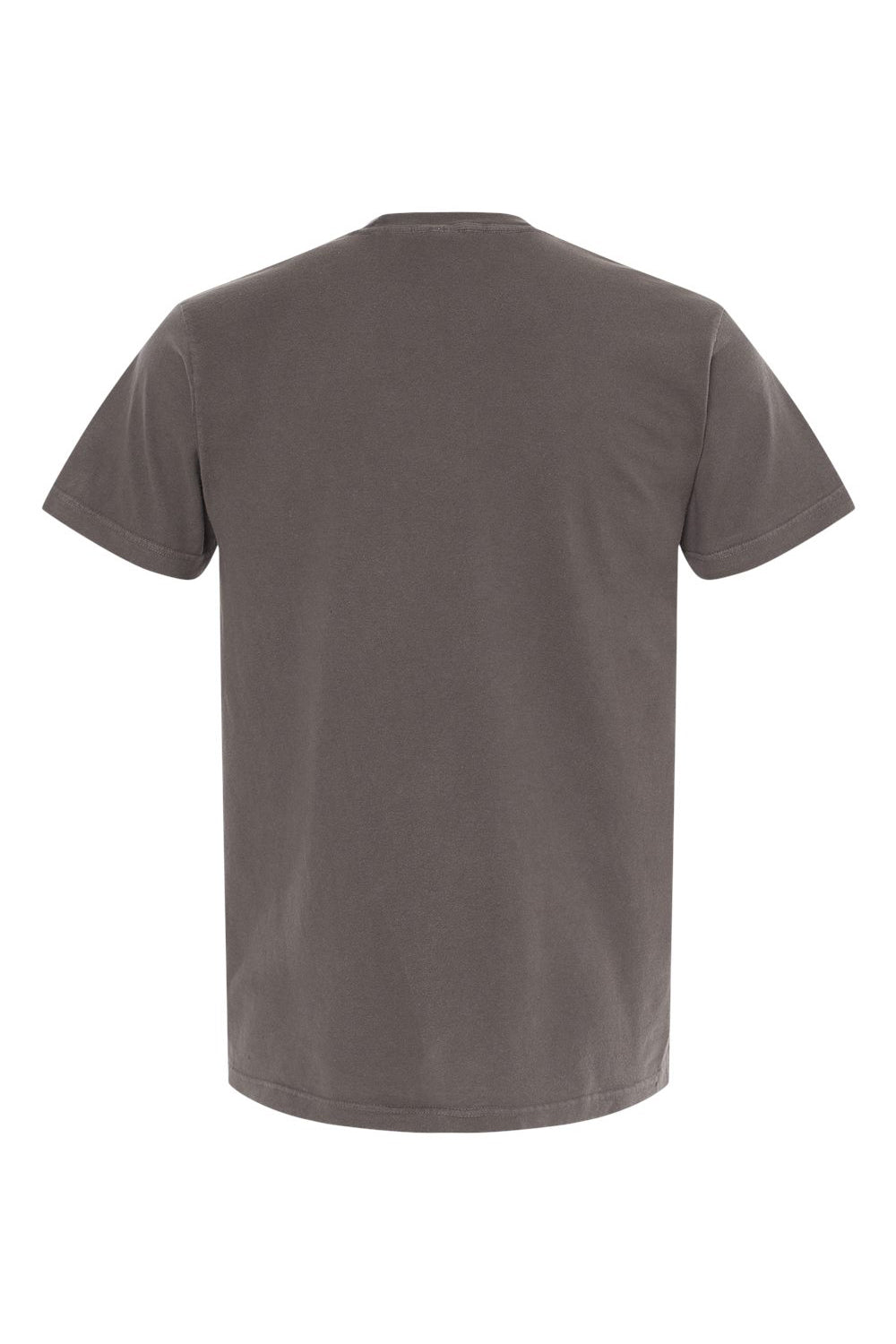 M&O 6500M Mens Vintage Garment Dyed Short Sleeve Crewneck T-Shirt Pepper Grey Flat Back