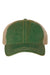 Legacy Hats OFA Mens Old Favorite Snapback Trucker Hat Kelly Green/Khaki Flat Front