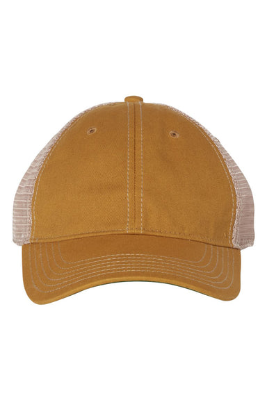 Legacy OFA Mens Old Favorite Trucker Hat Yellow/Khaki Flat Front