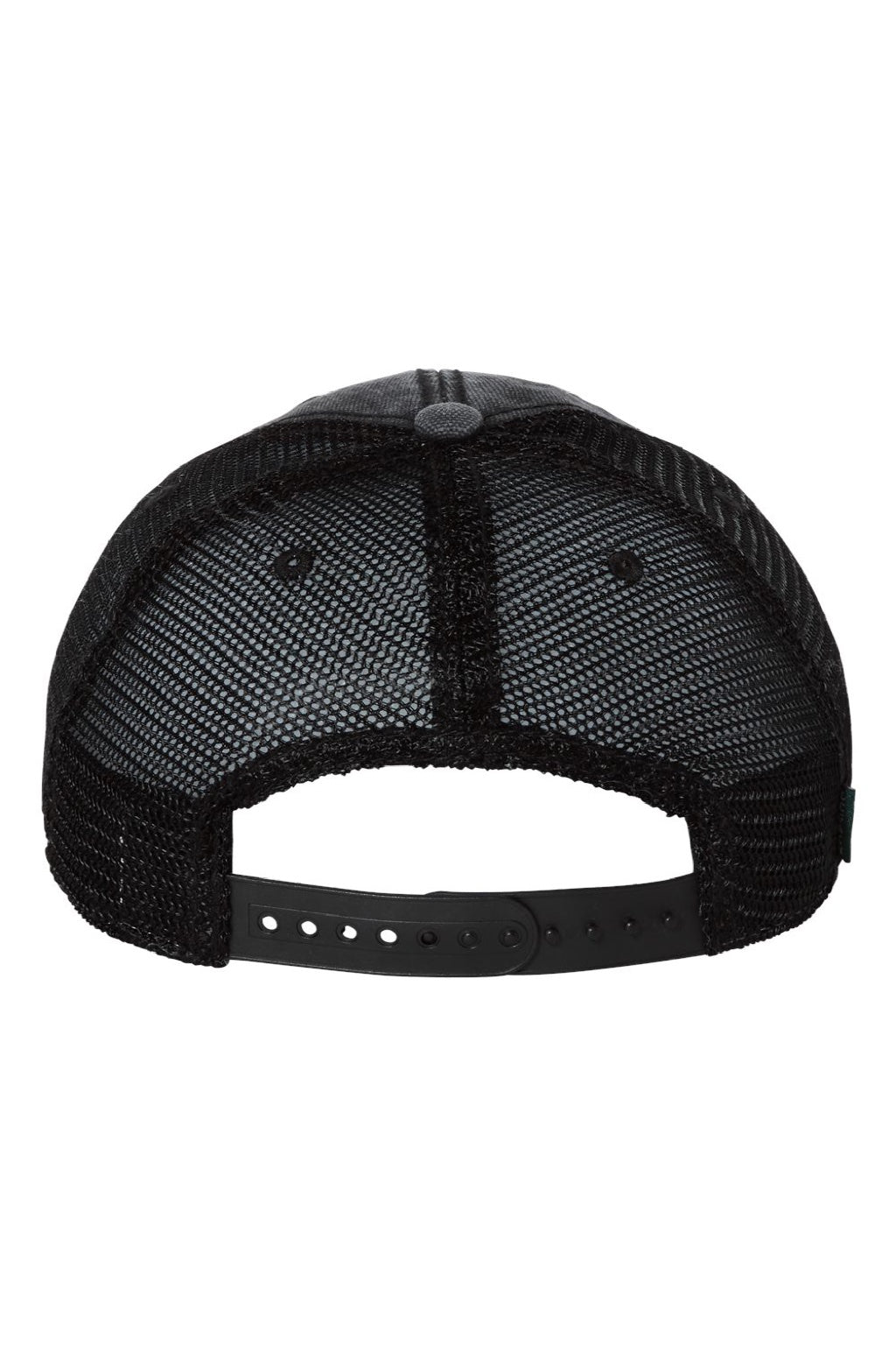 Legacy Hats DTA Mens Dashboard Snapback Trucker Hat Black Flat Back