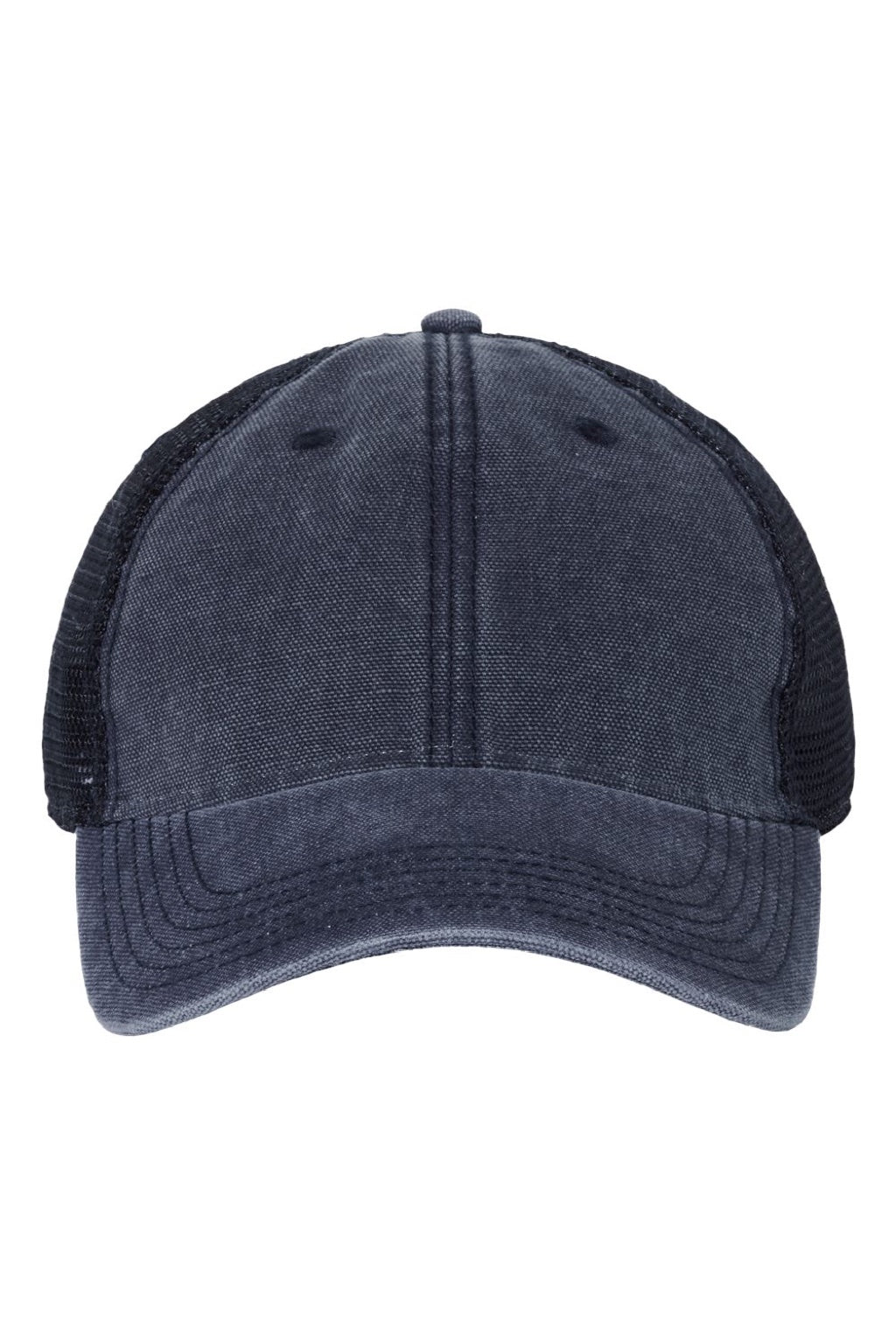 Legacy Hats DTA Mens Dashboard Snapback Trucker Hat Navy Blue Flat Front