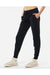 Independent Trading Co. PRM20PNT Womens California Wave Wash Sweatpants w/ Pockets Black Model Side