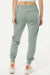 Independent Trading Company PRM20PNT Womens California Wave Wash Sweatpants w/ Pockets Sage Green Model Back