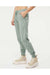 Independent Trading Co. PRM20PNT Womens California Wave Wash Sweatpants w/ Pockets Sage Green Model Side