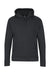 Next Level 9302 Mens Malibu Hooded Sweatshirt Hoodie w/ Pouch Pocket Heather Midnight Navy Blue Flat Front