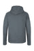 Next Level 9302 Mens Malibu Hooded Sweatshirt Hoodie w/ Pouch Pocket Heather Slate Blue Flat Back