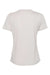 Bella + Canvas BC6400CVC/6400CVC Womens CVC Short Sleeve Crewneck T-Shirt Heather Cool Grey Flat Back