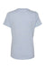 Bella + Canvas BC6400CVC/6400CVC Womens CVC Short Sleeve Crewneck T-Shirt Heather Prism Blue Flat Back