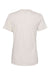 Bella + Canvas BC6400CVC/6400CVC Womens CVC Short Sleeve Crewneck T-Shirt Heather Prism Natural Flat Back