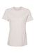 Bella + Canvas BC6400CVC/6400CVC Womens CVC Short Sleeve Crewneck T-Shirt Heather Prism Natural Flat Front