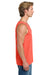 Comfort Colors 9360/C9360 Mens Tank Top Bright Salmon Orange Model Side