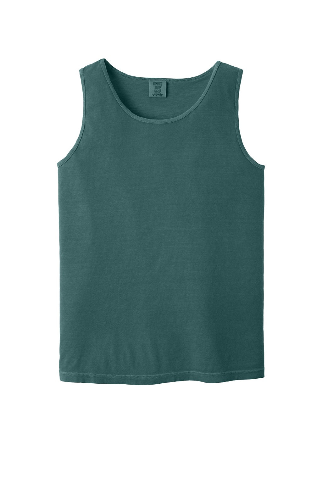 Comfort Colors 9360/C9360 Mens Tank Top Blue Spruce Green Flat Front