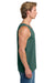Comfort Colors 9360/C9360 Mens Tank Top Blue Spruce Green Model Side