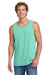 Comfort Colors 9360/C9360 Mens Tank Top Chalky Mint Green Model Front