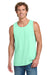 Comfort Colors 9360/C9360 Mens Tank Top Island Reef Green Model Front