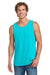Comfort Colors 9360/C9360 Mens Tank Top Lagoon Blue Model Front