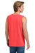 Comfort Colors 9360/C9360 Mens Tank Top Neon Red Orange Model Back
