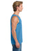 Comfort Colors 9360/C9360 Mens Tank Top Royal Caribe Blue Model Side