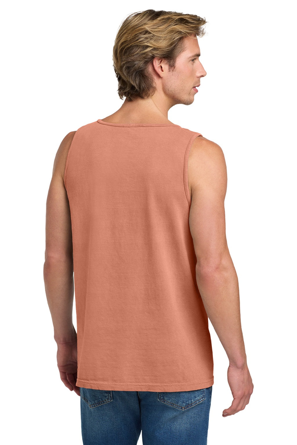 Comfort Colors 9360/C9360 Mens Tank Top Terracota Model Back