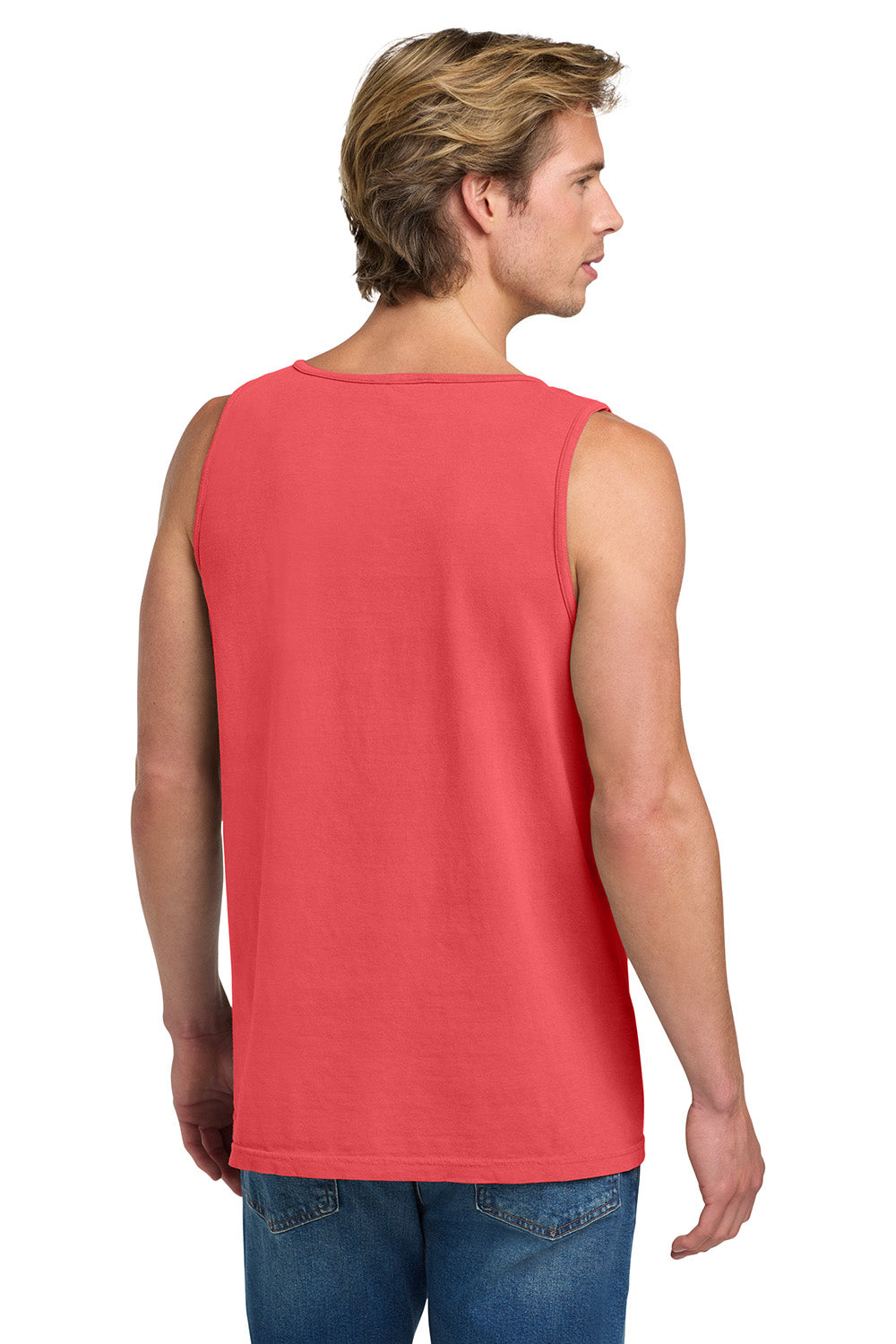 Comfort Colors 9360/C9360 Mens Tank Top Watermelon Model Back