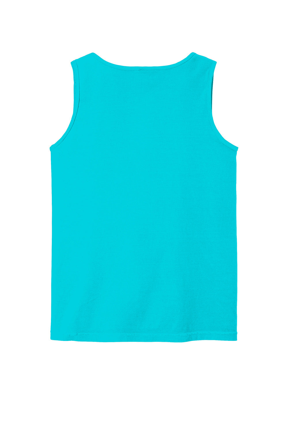 Comfort Colors 9360/C9360 Mens Tank Top Lagoon Blue Flat Back