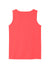Comfort Colors 9360/C9360 Mens Tank Top Neon Red Orange Flat Back
