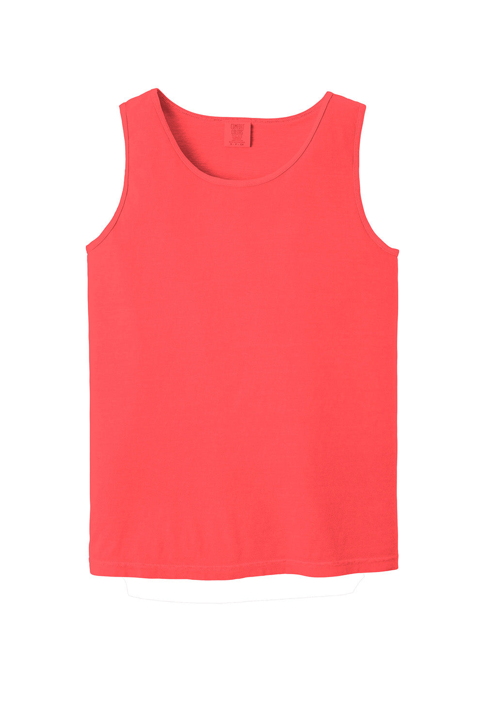 Comfort Colors 9360/C9360 Mens Tank Top Neon Red Orange Flat Front
