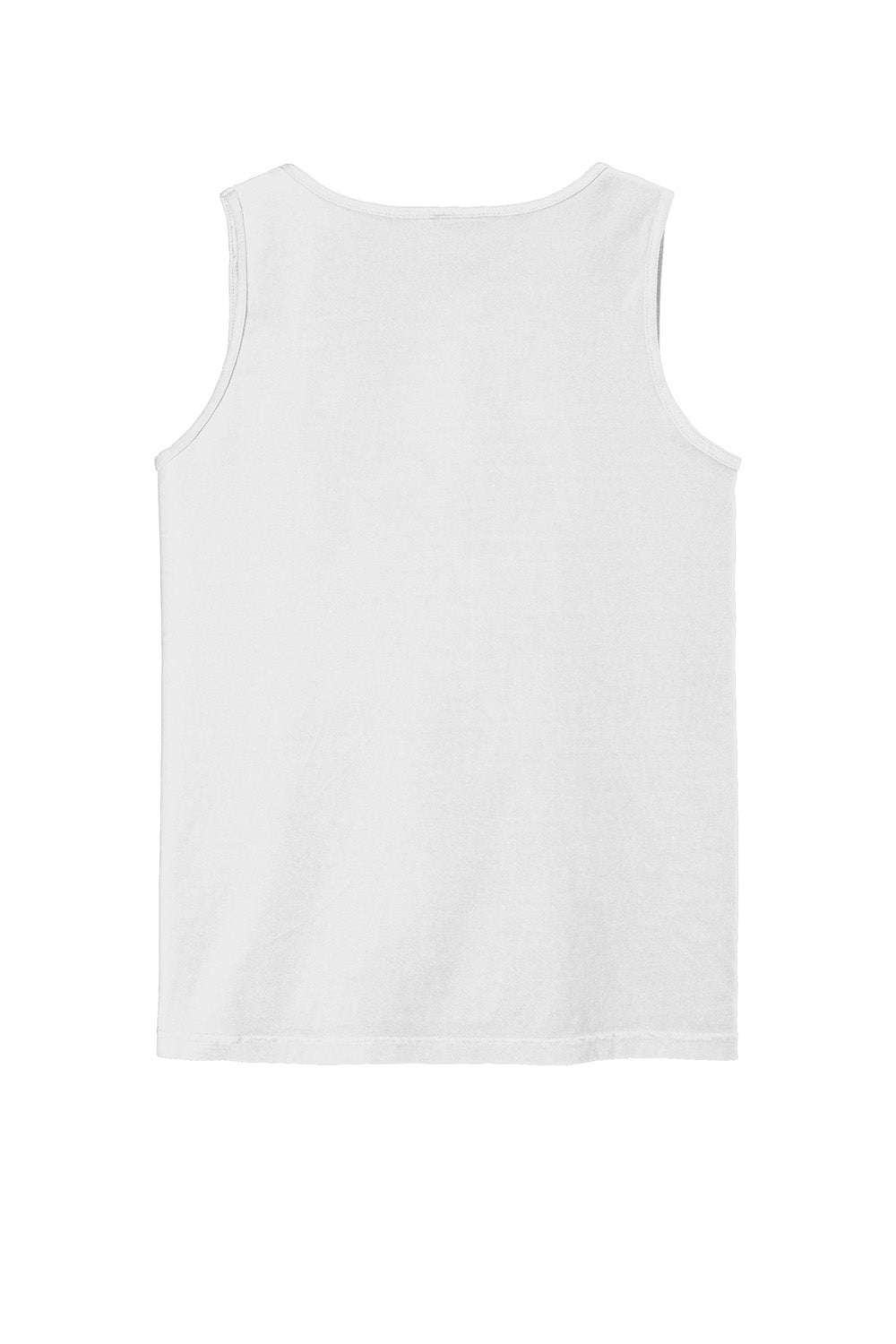 Comfort Colors 9360/C9360 Mens Tank Top White Flat Back