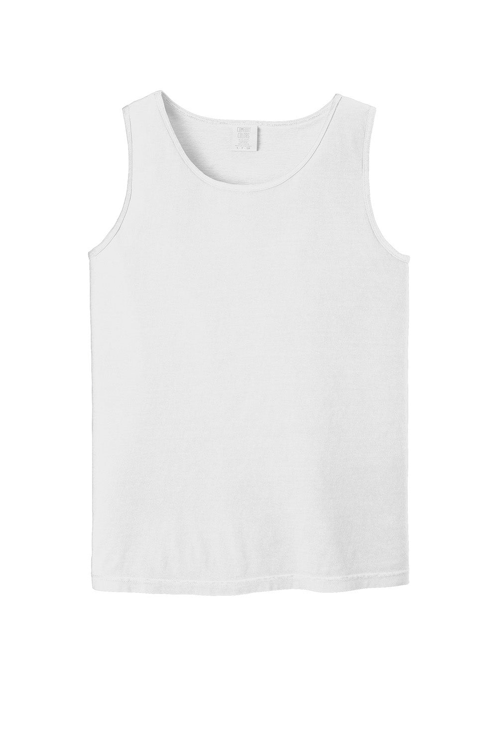 Comfort Colors 9360/C9360 Mens Tank Top White Flat Front