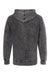 Independent Trading Company PRM4500MW Mens Mineral Wash Hooded Sweatshirt Hoodie w/ Pouch Pocket Black Flat Back