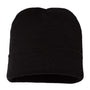 Cap America Hats Unisex USA Made Cuffed Knit Beanie - Black