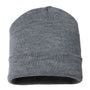 Cap America Hats Unisex USA Made Cuffed Knit Beanie - Heather Grey