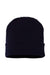 Cap America Hats TKN24 Unisex USA Made Cuffed Knit Beanie True Navy Blue Flat Front