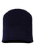 Cap America Hats TKN28 Unisex USA Made Cuffed Knit Beanie True Navy Blue Flat Front