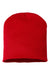 Cap America Hats TKN28 Unisex USA Made Cuffed Knit Beanie True Red Flat Front