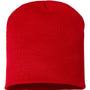 Cap America Hats Unisex USA Made Cuffed Knit Beanie - True Red